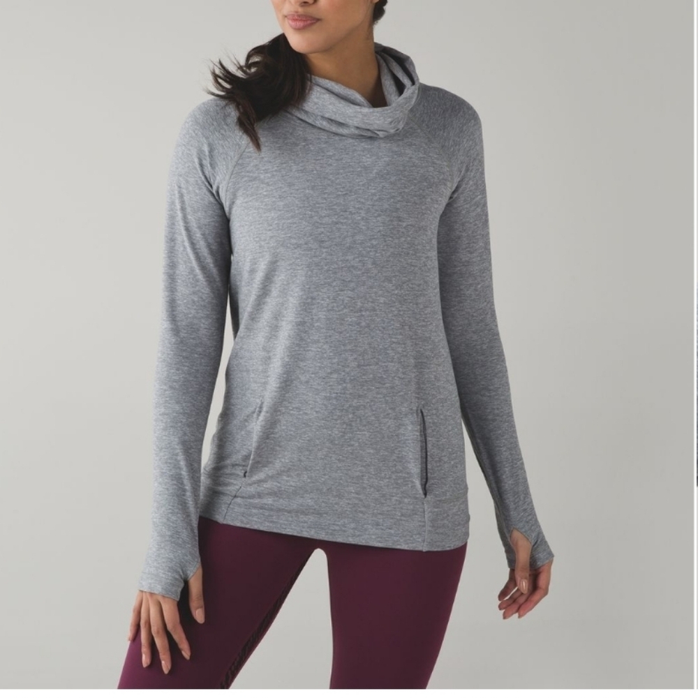 Lululemon Make A Move Long Sleeve Cowl Neck Top Womens Size 4